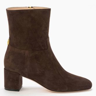 Bally Daily Emblem Otavine Suede Boots, Brand Size 36 ( US Size 5.5 )