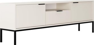 Petits Meubles Mueble TV estratificado Blanco