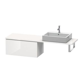Duravit Consola Baja L-cube 820x477x400mm Blanco Brillo Falta
