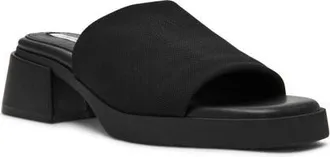Steve Madden Lucee Platform Slide Sandal in Black at Nordstrom, Size 8.5