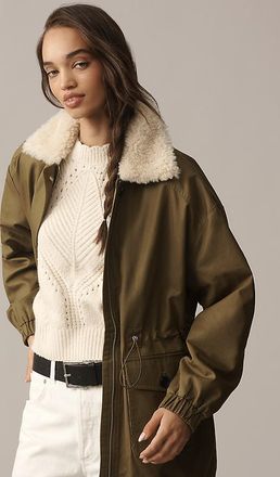 Avec Les Filles Oversized Cinched Utility Jacket