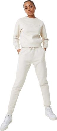 Usa Pro Dames/Dames Katoenblend Verstelbare Taille Klassieke Joggers (Cr&egrave;me)