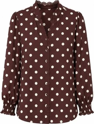 2-Biz Mujer, Blusas y Camisas, Marr&oacute;n, Talla: L