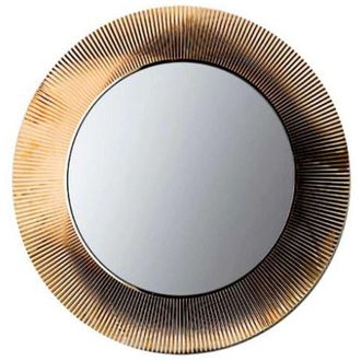 Laufen Laufen Kartell - Espejo Con Marco, Di&aacute;metro 78 Cm, Dorado H3863310870001
