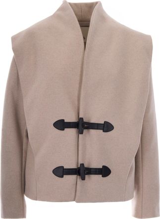 Isabel Marant Sand Toria Wool-Blend Jacket