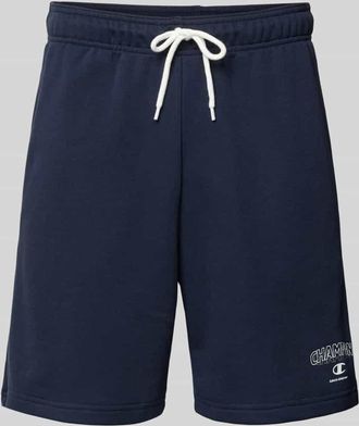 Champion Sweatshorts mit Logo und elastischem Bund in Marine, Gr&ouml;&szlig;e XXL