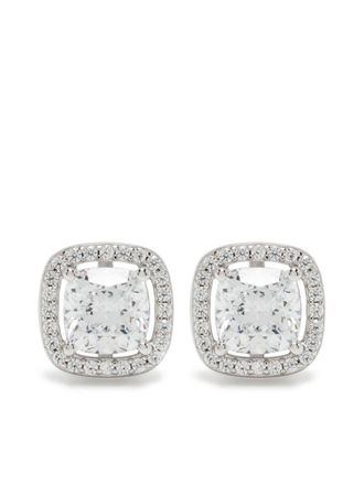 APM Monaco Vierkante oorbellen - Zilver