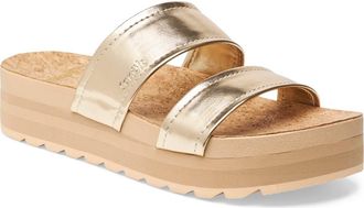 Sanuk Alt-Itude Platform Sandal in Gold at Nordstrom, Size 10