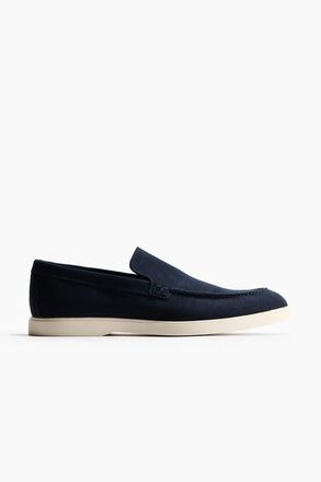 H&M Moccasin-seam Loafers in Navy Blue at Nordstrom, Size 11.5