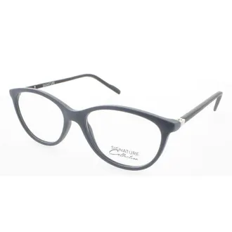 Signature Ladies Blue Rectangular Eyeglass Frames S7009MatteBlue51