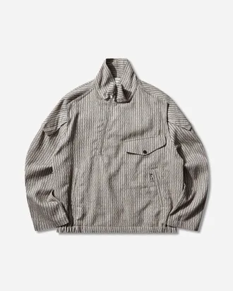 Kiko Kostadinov Men s Farkas Pullover Jacket Tan / Blue