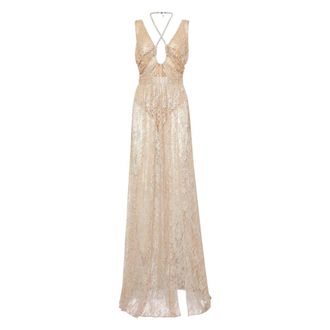 Philipp Plein Gowns - Dames - Avondkleed - Roze - M - Kleedjes