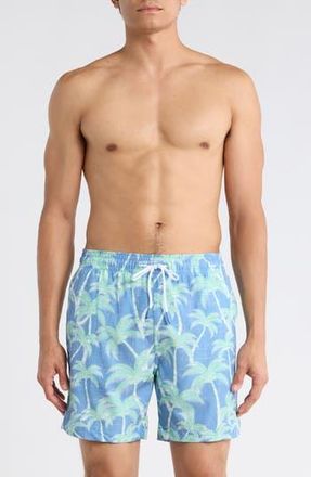 Trunks Surf & Swim Co. Sano 6.5-Inch Swim Shorts in Blue Stone at Nordstrom Rack, Size X-Large