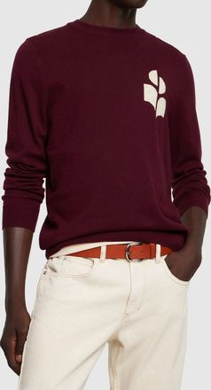 Isabel Marant Mens Zaph Belt Orange Leather