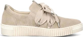 Gabor Womens Stylish Bow Sneaker In Silk