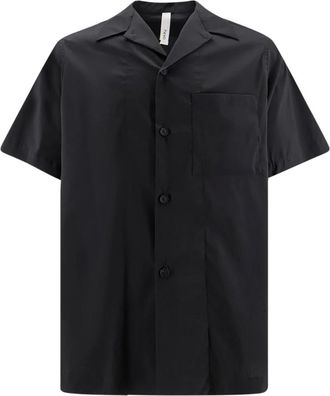 Hev&ograve; Overhemden, Heren, Zwart, M, Katoen, Novoli Shirt