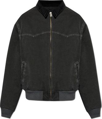 Maison Margiela Jas met kraag - Heren - Bomber jackets - Zwart - M - Katoen - Jassen