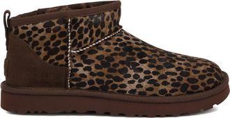 UGG Ugg Classic Ultra Mini Calf-hair Ankle Boots - Brown - 7 (IT38/ UK5)