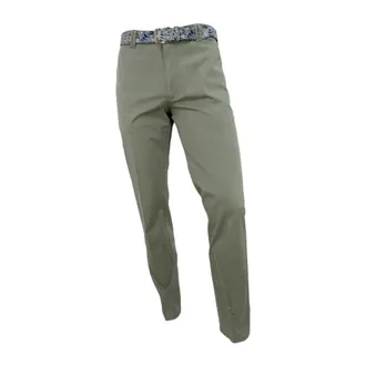 Meyer Straight Trousers, male, Green, Size: 2XL Trousers 1-3117/26