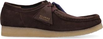 Clarks Su&egrave;de Veterschoenen met Cr&ecirc;pezool - Heren - Veterschoenen - Bruin - 42 EU - Su&egrave;de - Schoenen