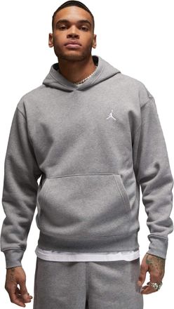 Nike Nike Mens Jordan Brooklyn Sweatshirt, Carbon Heather/White, M