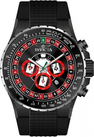 Invicta Aviator GMT Chronograph Black Dial Mens Watch 49849