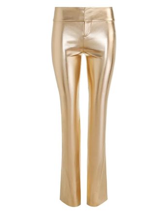 Alice & Olivia Olivia bootcut trousers - Gold