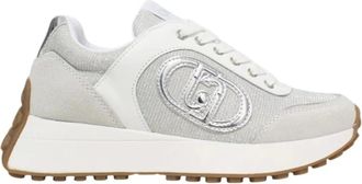 Liu Jo Sneakers met hoge zool - Dames - Sneakers - Wit - 40 EU - Leer - Schoenen