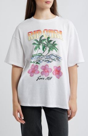 Rip Curl Hayley O Graphic Heritage Tee in White at Nordstrom, Size Xx-Small