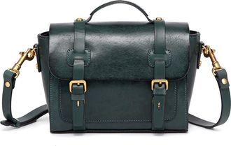 OLD TREND Ficus Leather Mini Satchel in Teal at Nordstrom Rack