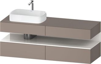 Duravit Qatego Consola Mueble Bajo Lavabo, 2 Extensiones, 2 - Duravit