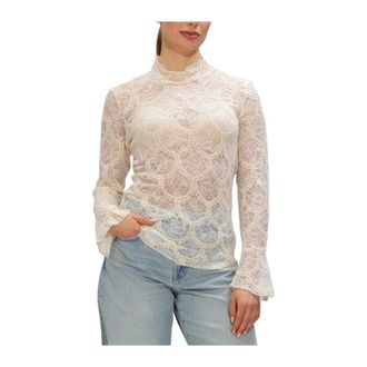 Bruuns Bazaar Dames, Blouses & Shirts, Beige, Maat: XL Poliester