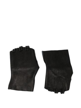 Ma+ Short Fingerless Gloves - Black