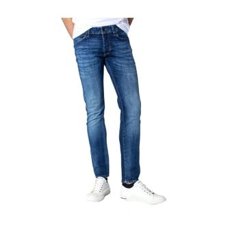 Jack & Jones Straight Leg Jeans Classic Fit - Heren - Slim Fit Jeans - Blauw - W34 L32 - Katoen - Jeans