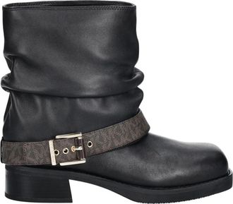 Michael Kors Colby Enkellaarsjes - Dames - Enkellaarsjes - Zwart - 40 EU - Leer - Schoenen