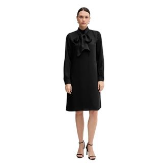 Marc Aurel Kleedjes, Dames, Zwart, XS, Polyester, Shirt Dress