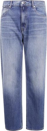 7 For All Mankind Klassieke straight-leg jeans - Heren - Regular Fit Jeans - Blauw - W31 - Denim - Jeans