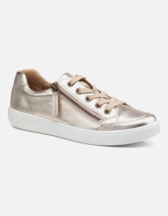 Hotter Womens Chase II Womens Wide Fit Trainers - Silver - Size: 4.5
