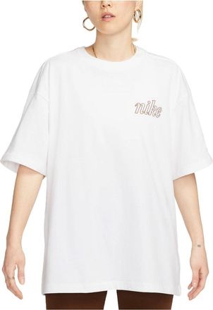 Nike (WMNS) Nike Sportswear Bear Graphic Oversized T-shirt Asia Sizing White FQ6010-100