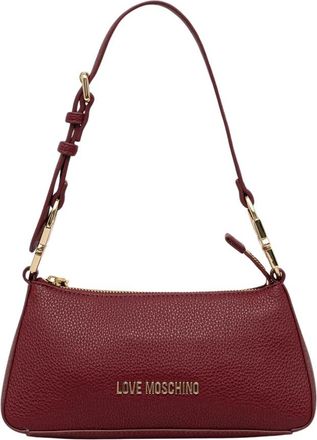 Love Moschino Baguette Tas - Dames - Schoudertassen - Rood - ONE Size - Leer - Tassen