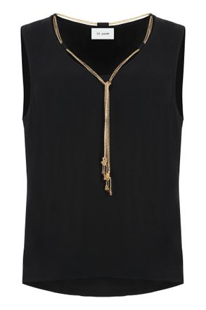 Alfieri & St.John Alfieri & St. John Cr&ecirc;pe Blouse