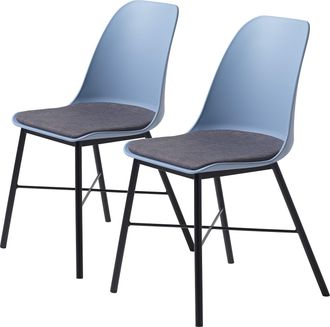 Red Living home24 Esszimmerstuhl Feda (2er-Set)