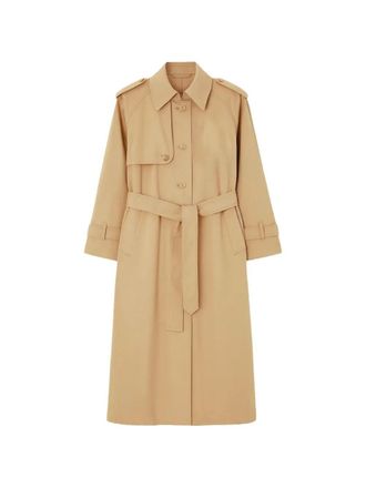 Frankie Shop Riva Cotton Trench Coat