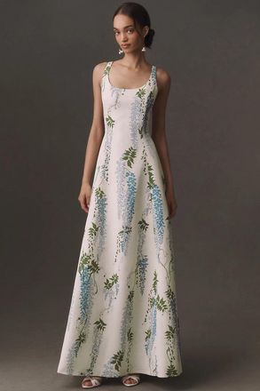 Mestiza New York Amanda Scoop-Neck Gown