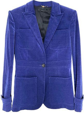 Gucci Vintage blue velvet blazer Size S