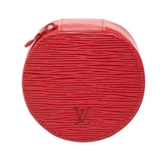 Louis Vuitton Pre-owned Ecrin Bijoux Jewelry Case - Dames - Pre-owned - Rood - Maat: ONE Size Zijde