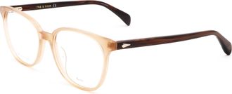 Rag & Bone Rag & Bone Womens 52mm Brown Opticals