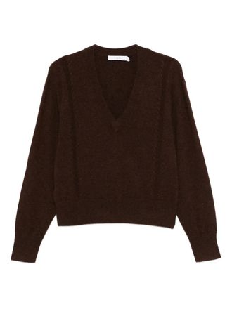 Iro Lavina jumper - women - Cashmere - M - Brown