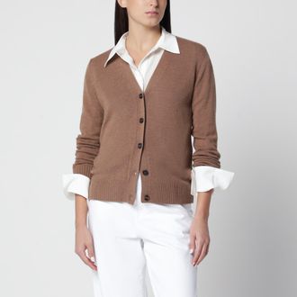 Max Mara Cardigan color cammello in lana