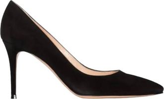 Gianvito Rossi Black Suede 85 Pumps Size 38